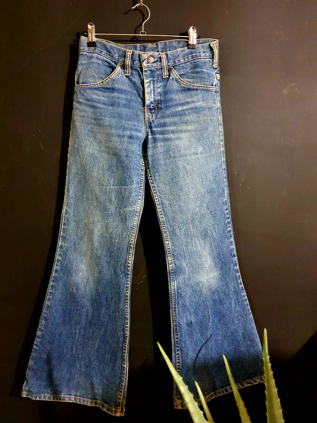 70s Extreme Flare Denim Jeans