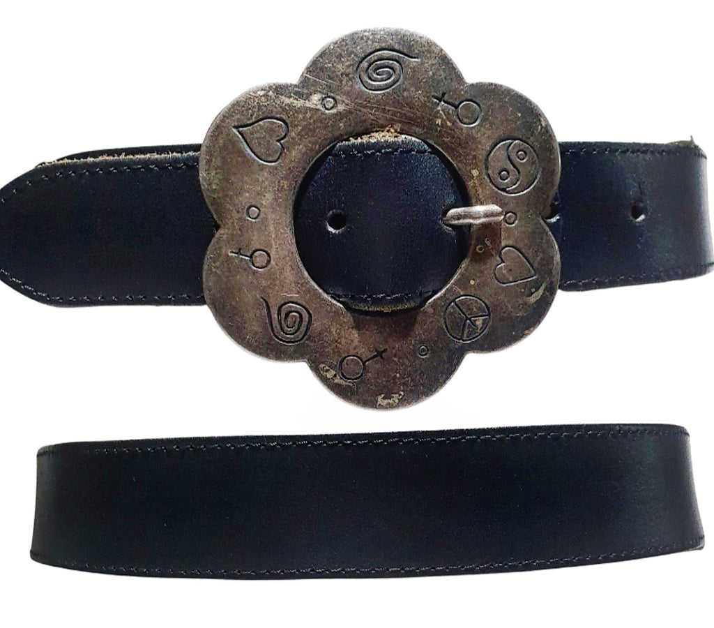 'Daisy' Metal Buckle Belt