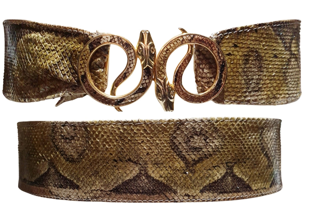 80s Snakeskin Belt